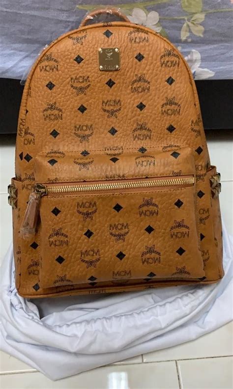 mcm bag real or fake|mcm backpack rep.